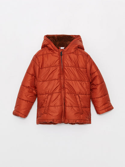 Hooded Long Sleeve Baby Boy Puffer Coat