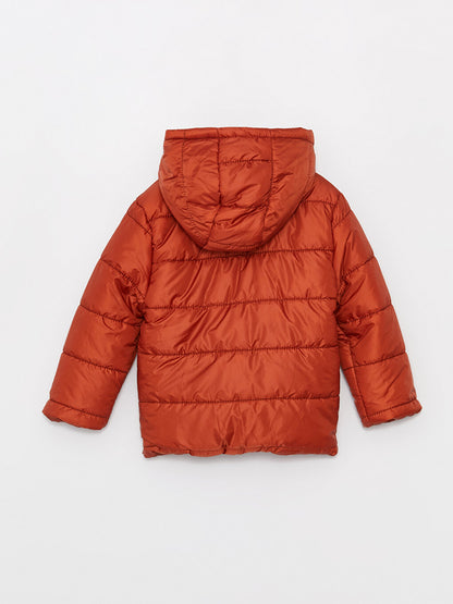 Hooded Long Sleeve Baby Boy Puffer Coat