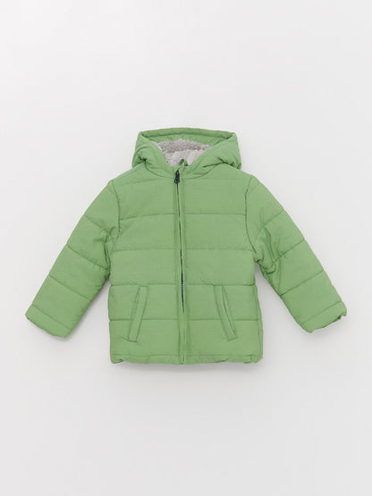 Hooded Long Sleeve Baby Boy Puffer Coat