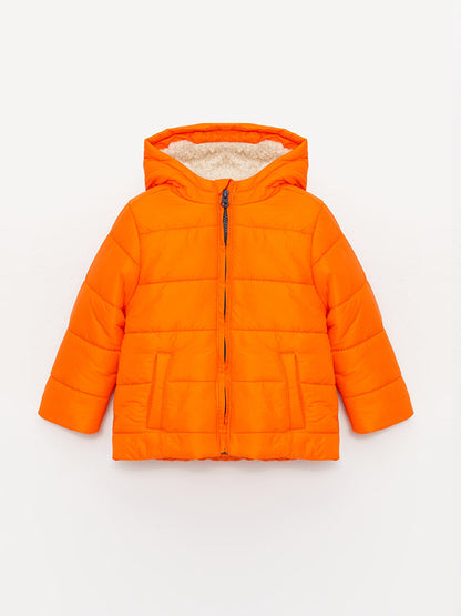 Hooded Long Sleeve Baby Boy Puffer Coat