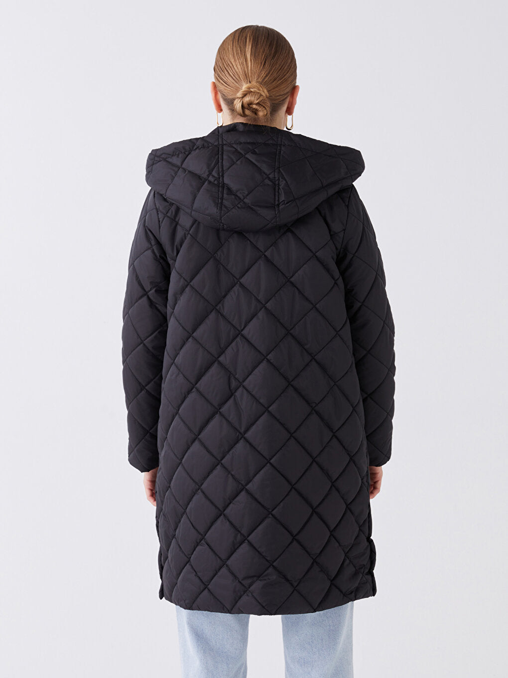 Hooded Quilted Women's Puffer Coat