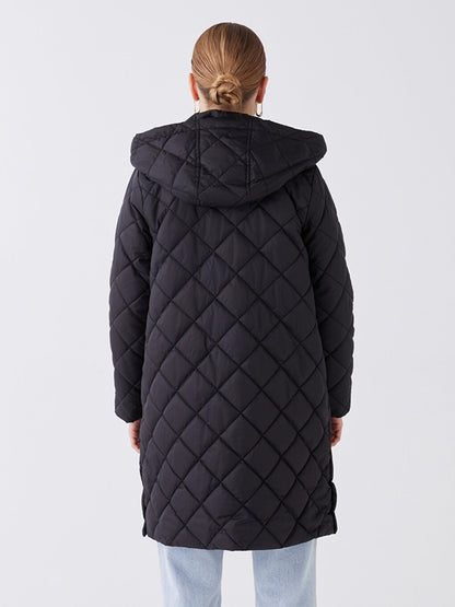 Hooded Quilted Women's Puffer Coat