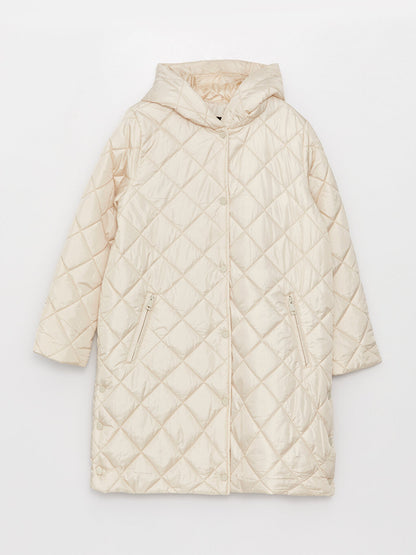 Hooded Quilted Women's Puffer Coat