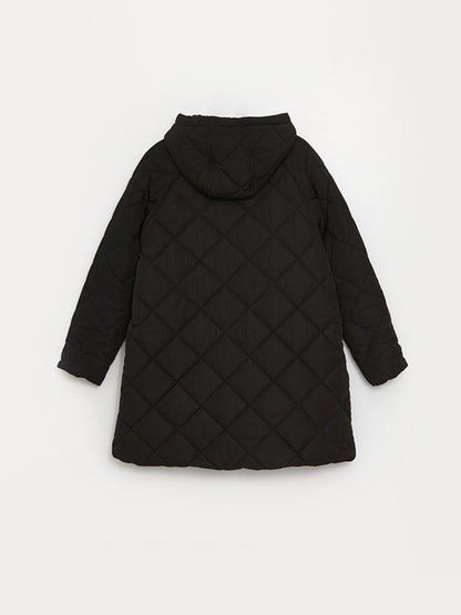 Hooded Quilted Oversize Women's Puffer Coat