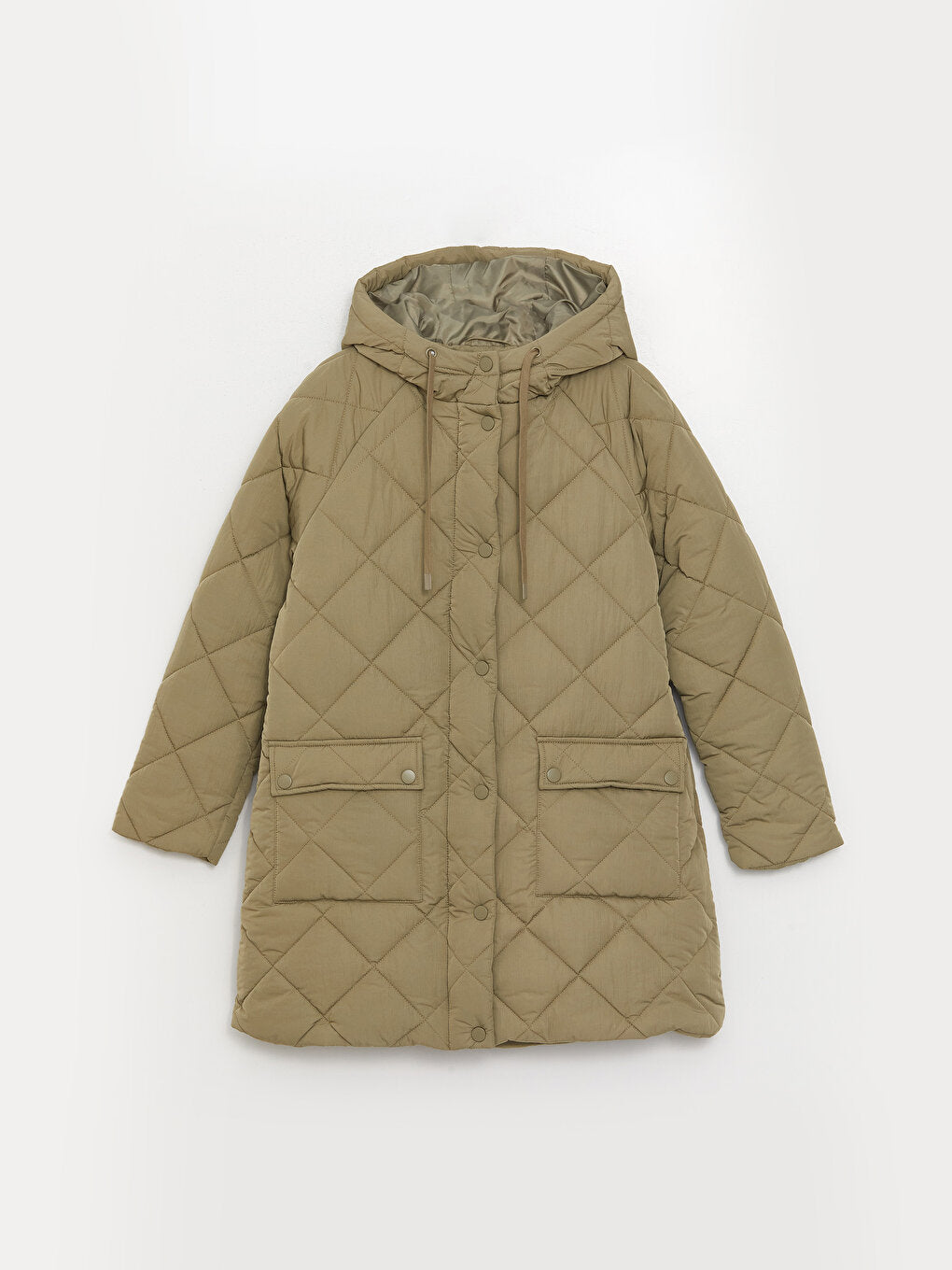 Hooded Quilted Oversize Women's Puffer Coat