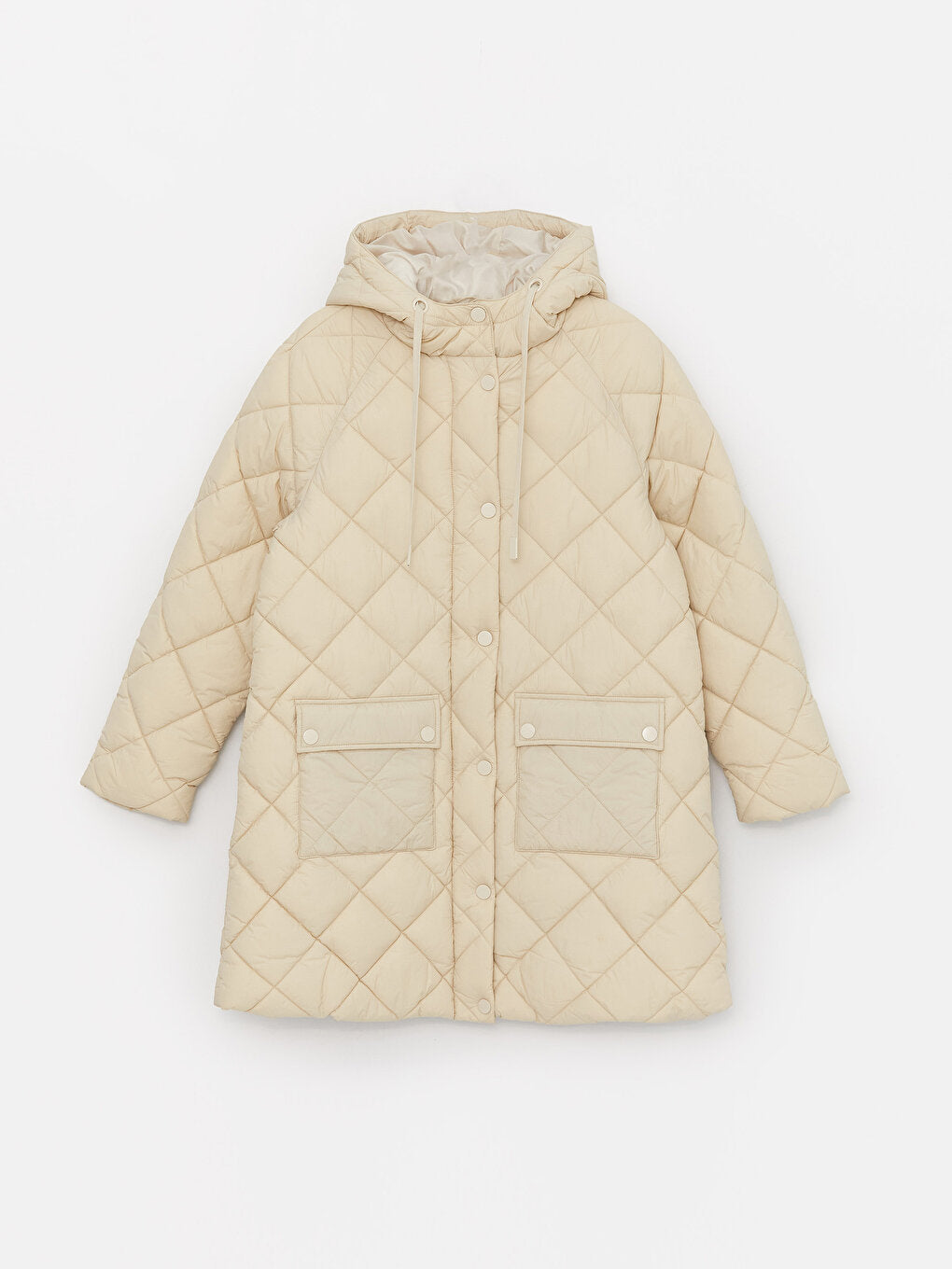 Hooded Quilted Oversize Women's Puffer Jacket