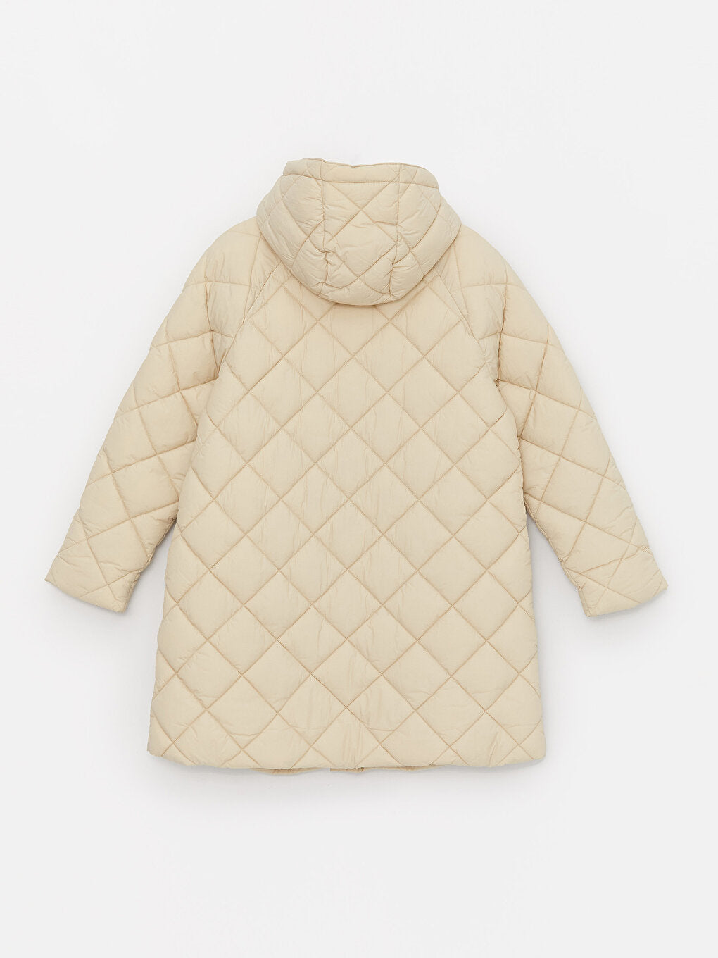 Hooded Quilted Oversize Women's Puffer Jacket