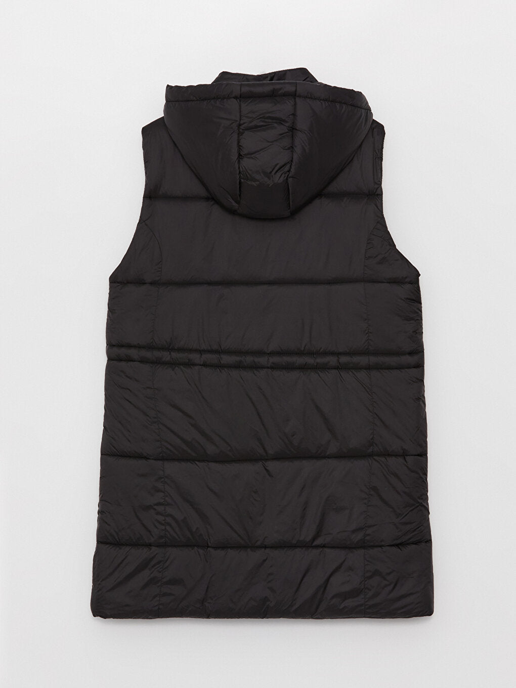 Women's Hooded Plain Puffer Vest