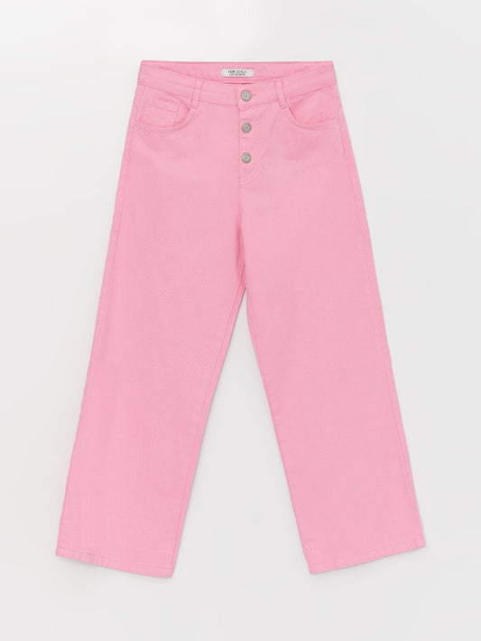 Wideleg Girls' Trousers