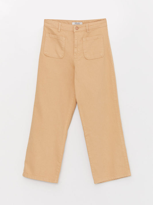 Wideleg Girls' Trousers