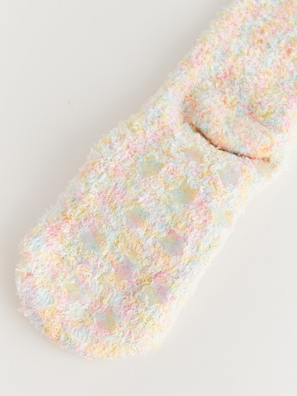 Appliqued Embroidered Girl's Home Socks and Buckle