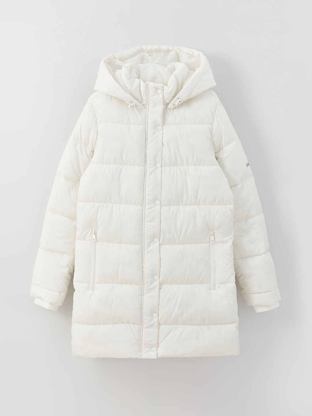 Women's Hooded Plain Puffer Coat