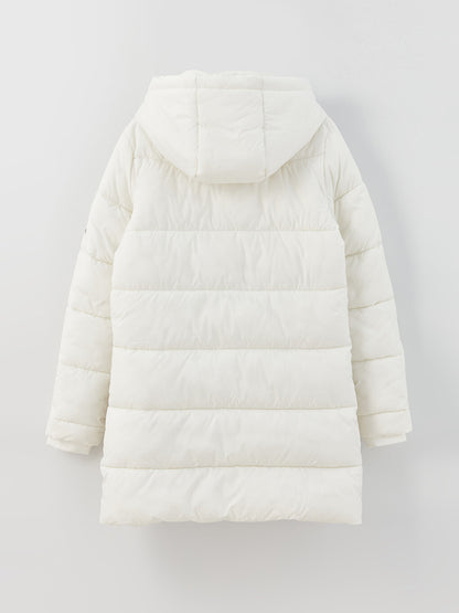 Women's Hooded Plain Puffer Coat