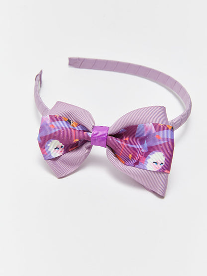 Frozen Printed Bow Detailed Girl's Crown Set of 2