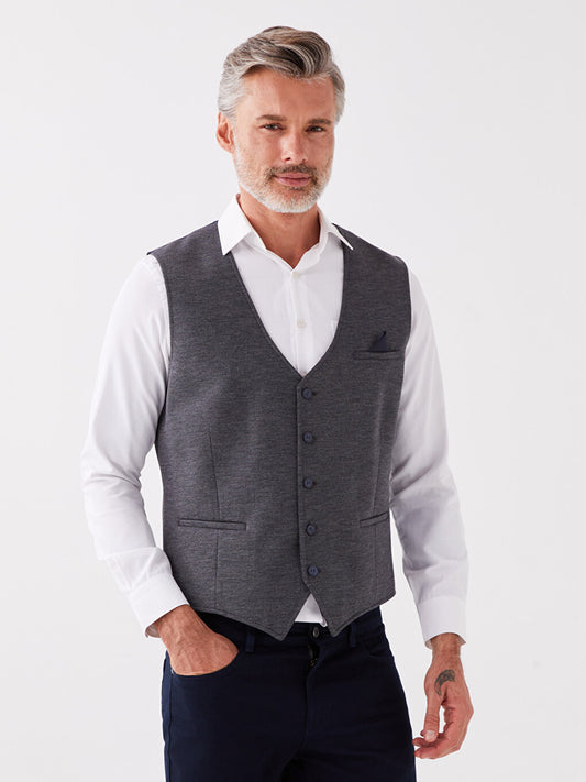 Slim Fit Men's Classic Vest