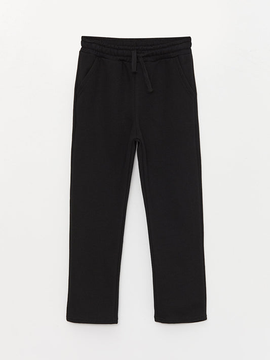 Basic Boy's Sweatpants with Elastic Waist