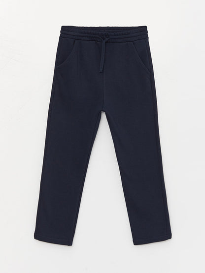 Basic Boy's Sweatpants with Elastic Waist