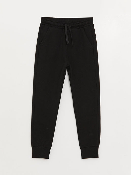 Basic Boy's Jogger Sweatpants with Elastic Waist