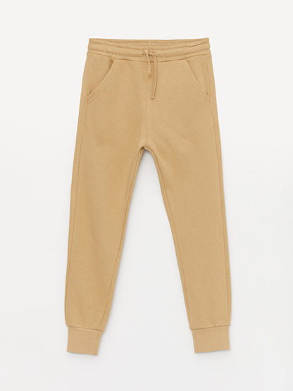 Basic Boy's Jogger Sweatpants with Elastic Waist