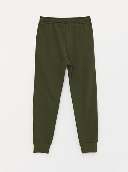 Basic Boy's Jogger Sweatpants with Elastic Waist