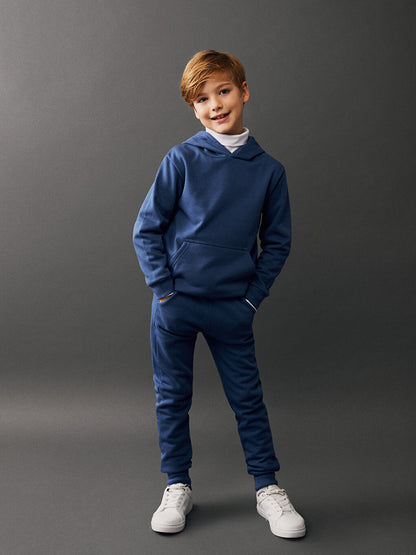 Basic Boy's Jogger Sweatpants with Elastic Waist