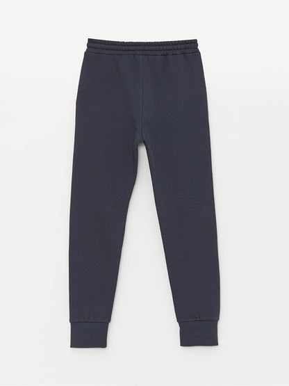 Basic Boy's Jogger Sweatpants with Elastic Waist