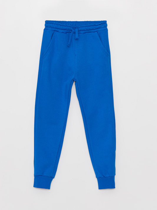 Basic Boy's Jogger Sweatpants with Elastic Waist