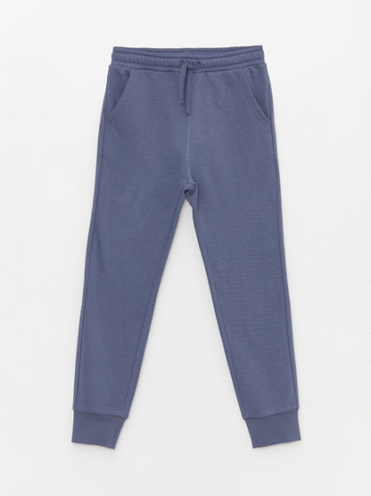 Basic Boy's Jogger Sweatpants with Elastic Waist