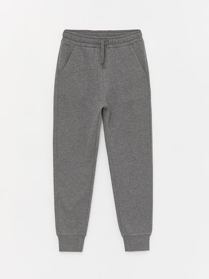 Basic Boy's Jogger Sweatpants with Elastic Waist