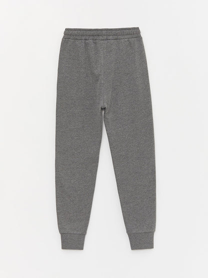 Basic Boy's Jogger Sweatpants with Elastic Waist