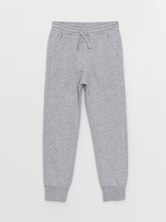 Basic Boy's Jogger Sweatpants with Elastic Waist