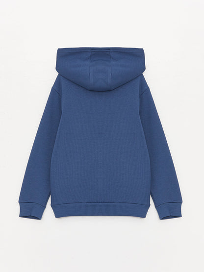 Basic Long Sleeve Boys Hoodie