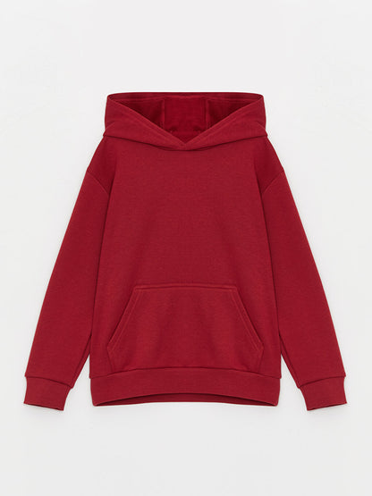 Basic Long Sleeve Boys Hoodie