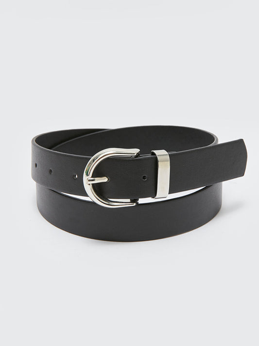 Leather Look Women's Belt