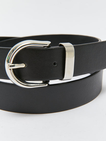 Leather Look Women's Belt