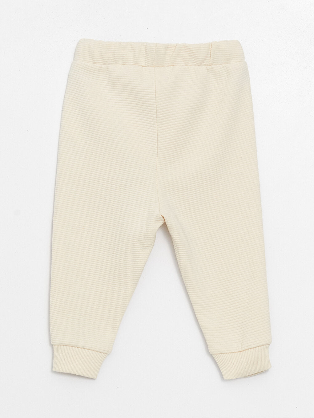 Basic Baby Boy Trousers with Elastic Waist, 2-Piece