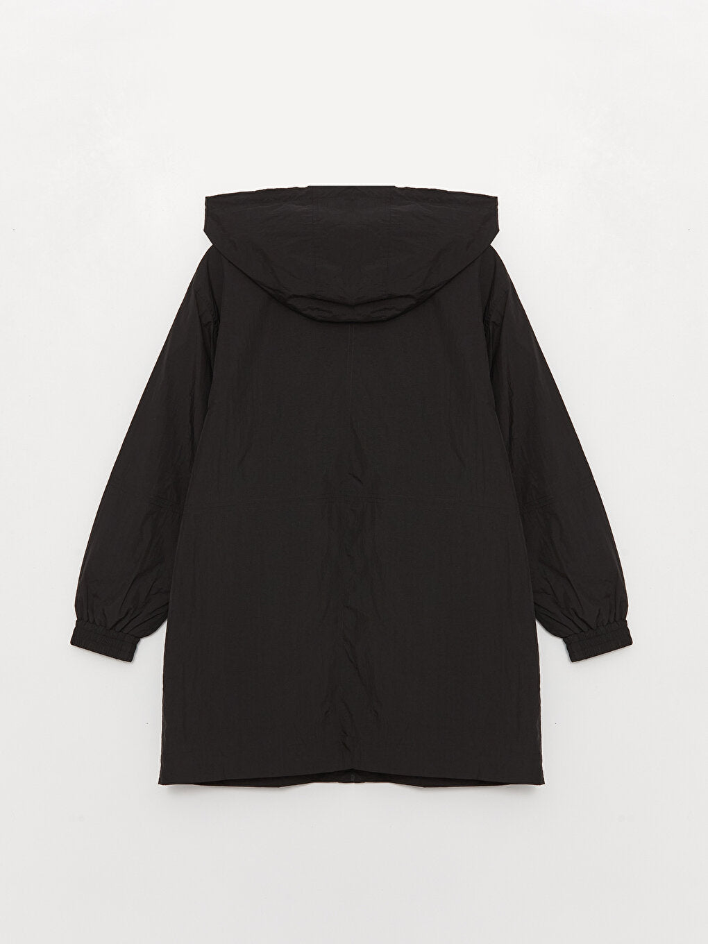 Women's Hooded Plain Raincoat