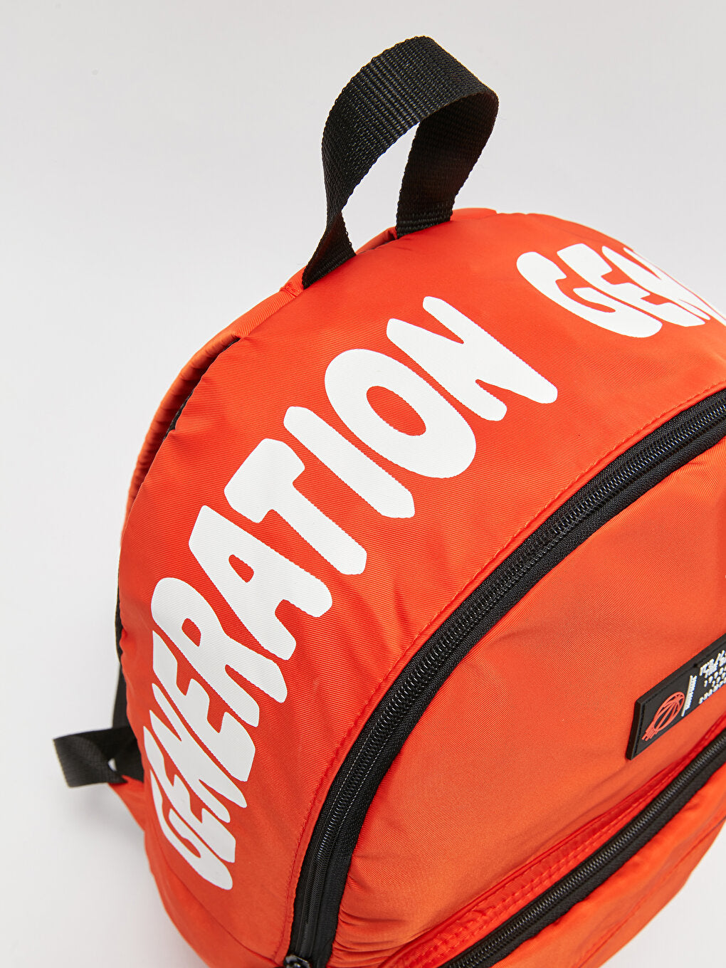 Text Printed Boy's Backpack