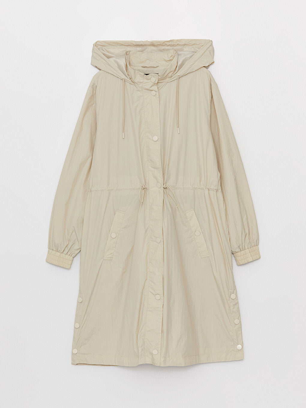 Women's Hooded Plain Raincoat