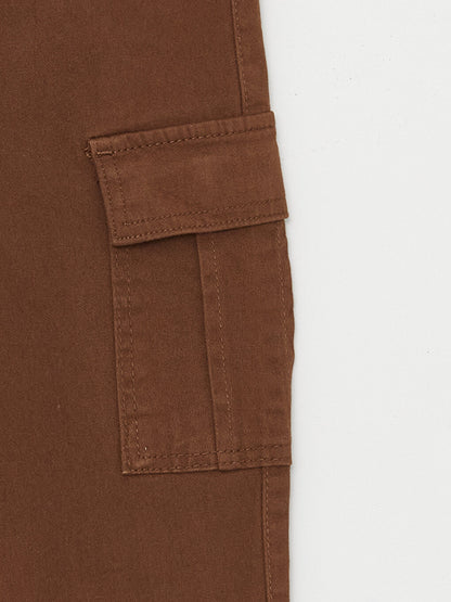 Boys' Cargo Pants with Elastic Waist