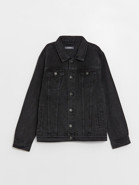 Shirt Collar Boy Jean Jacket