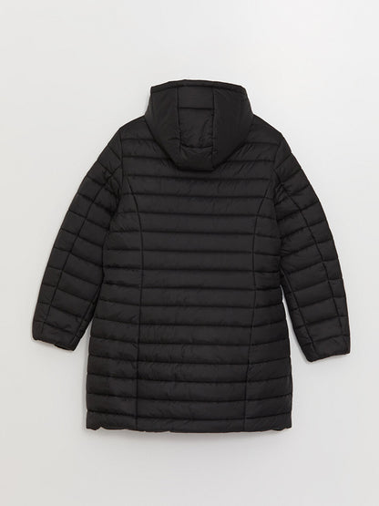 Women's Hooded Plain Puffer Coat