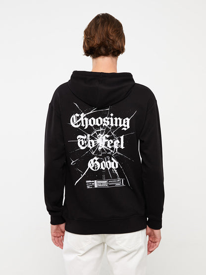 Long Sleeve Printed Men's Hoodie