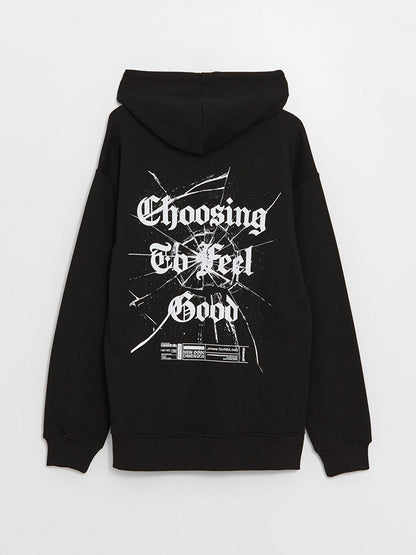 Long Sleeve Printed Men's Hoodie