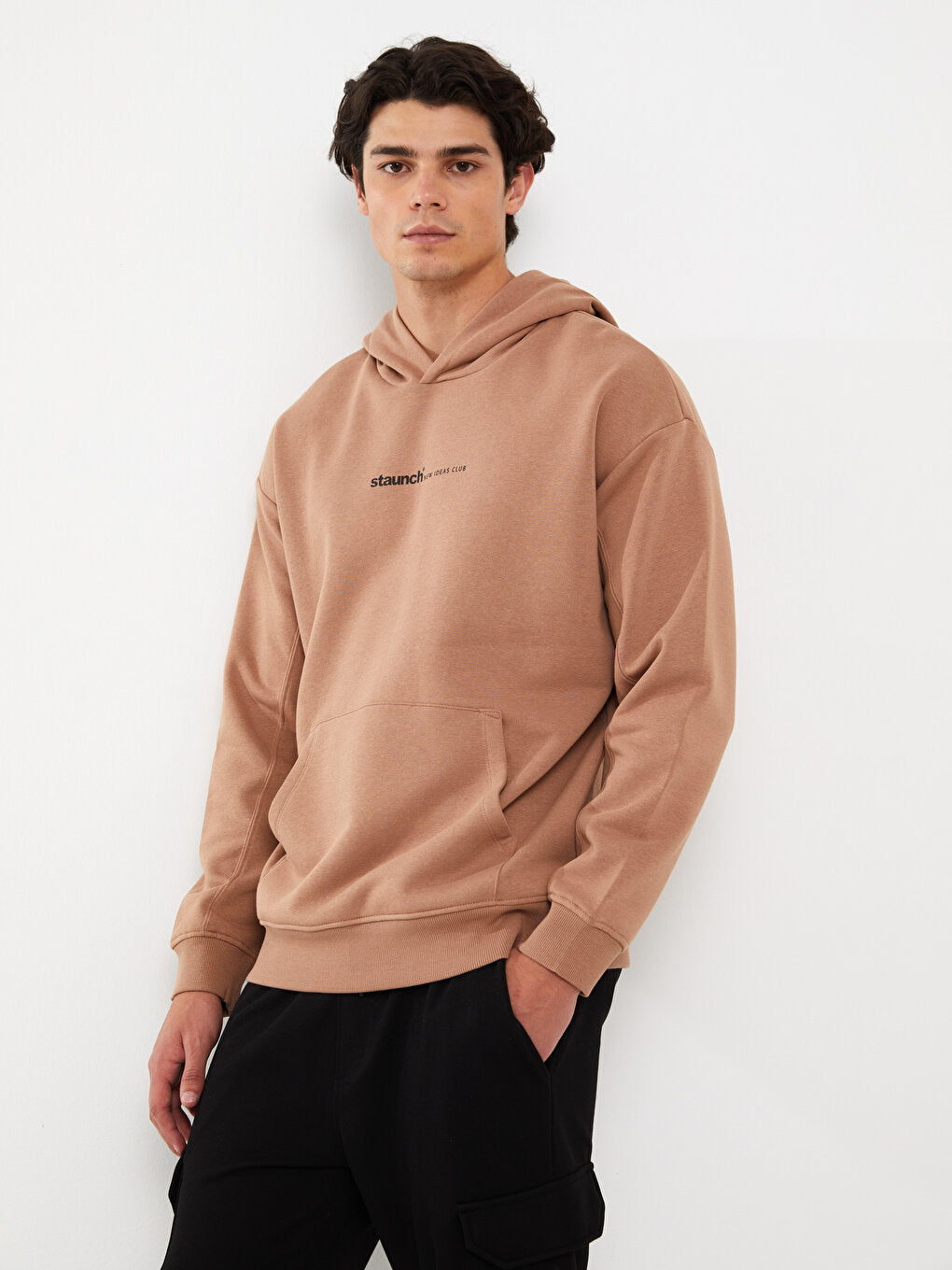 Long Sleeve Printed Men's Hoodie