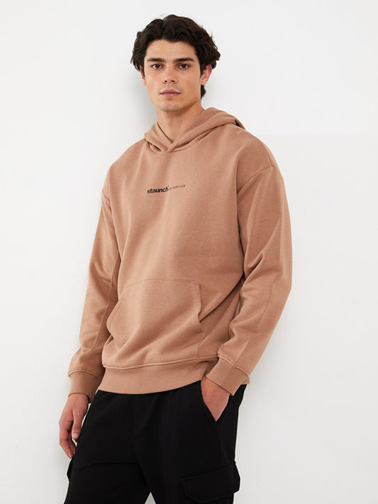 Long Sleeve Printed Men's Hoodie