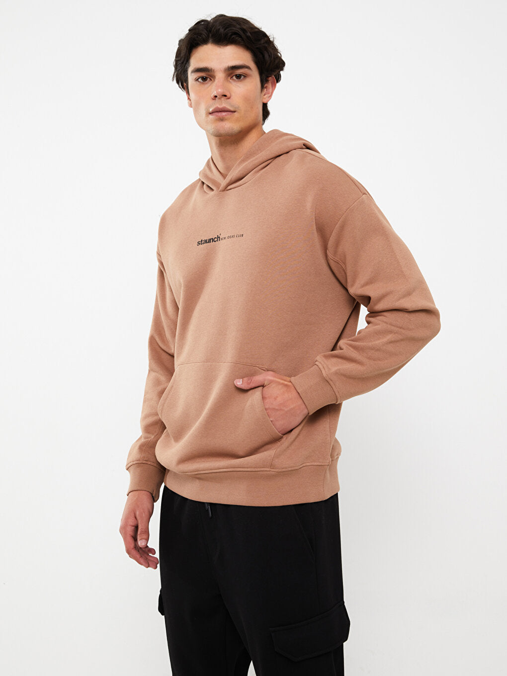 Long Sleeve Printed Men's Hoodie