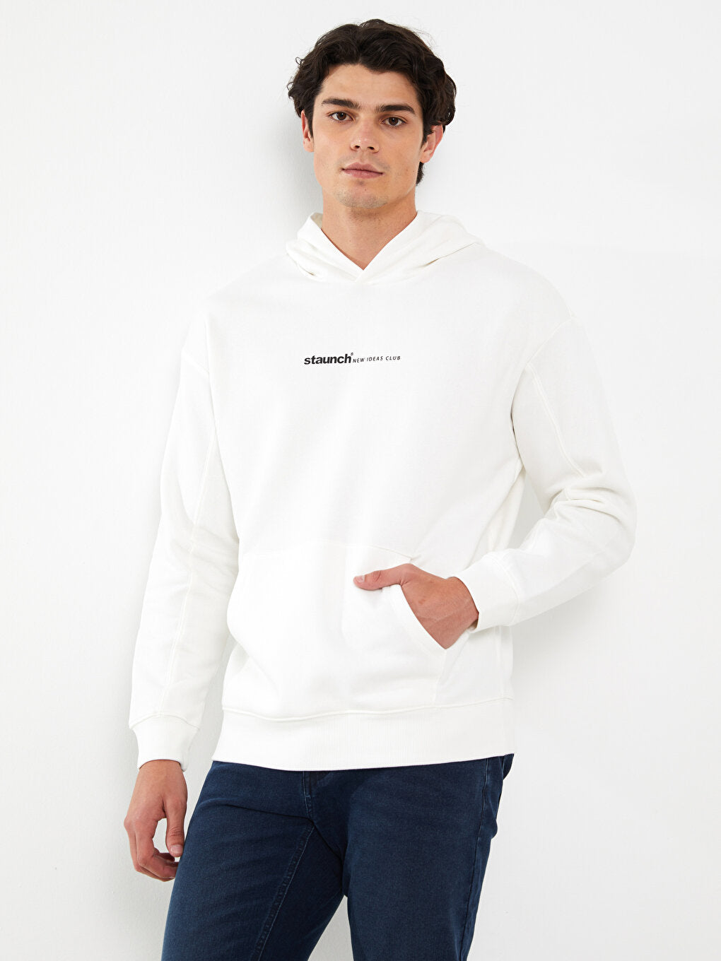 Long Sleeve Printed Men's Hoodie