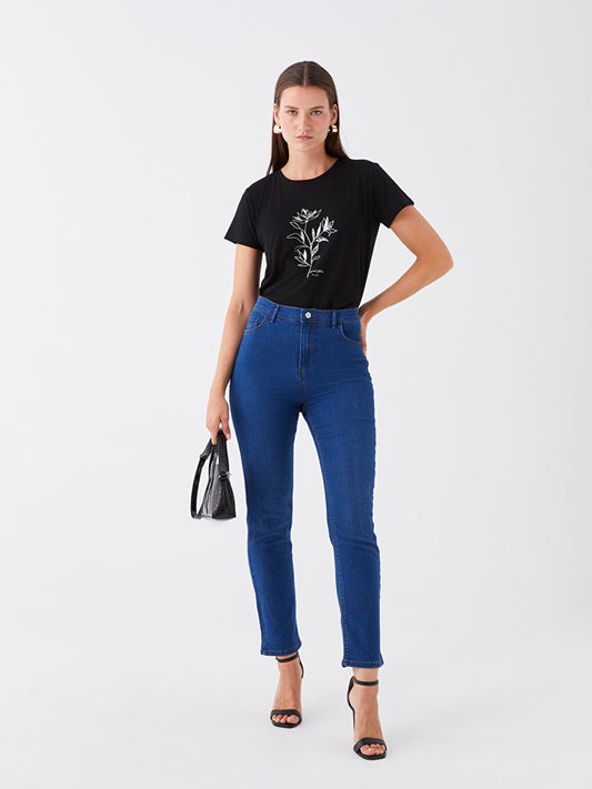 Slim Fit Women's Jean Trousers