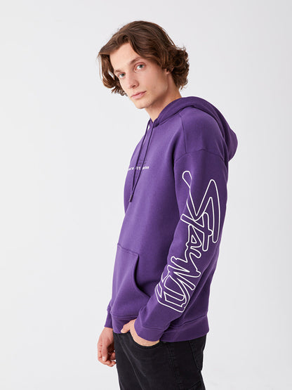 Long Sleeve Printed Men's Hoodie